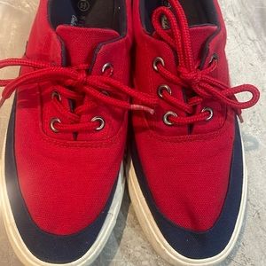 Red and blue Sneakers 😊